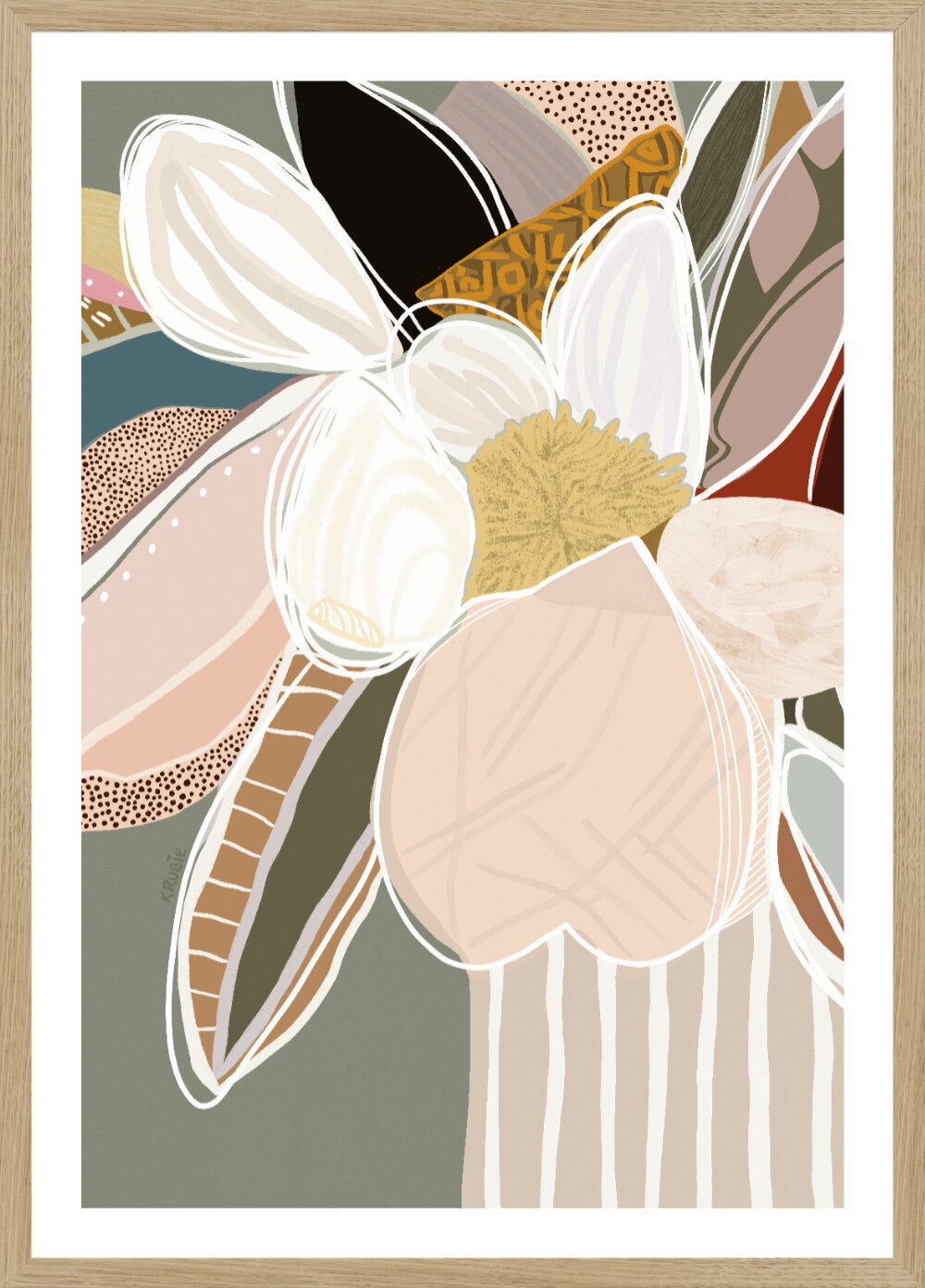 Elodie Sage Framed Print