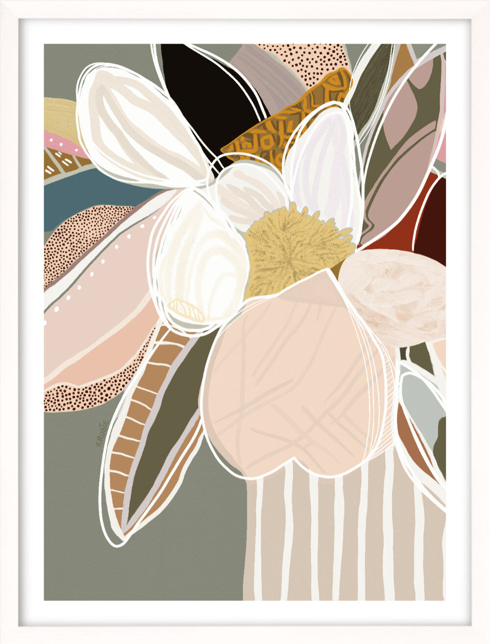 Elodie Sage Framed Print