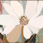 Magnolia Art Print Oak Frame