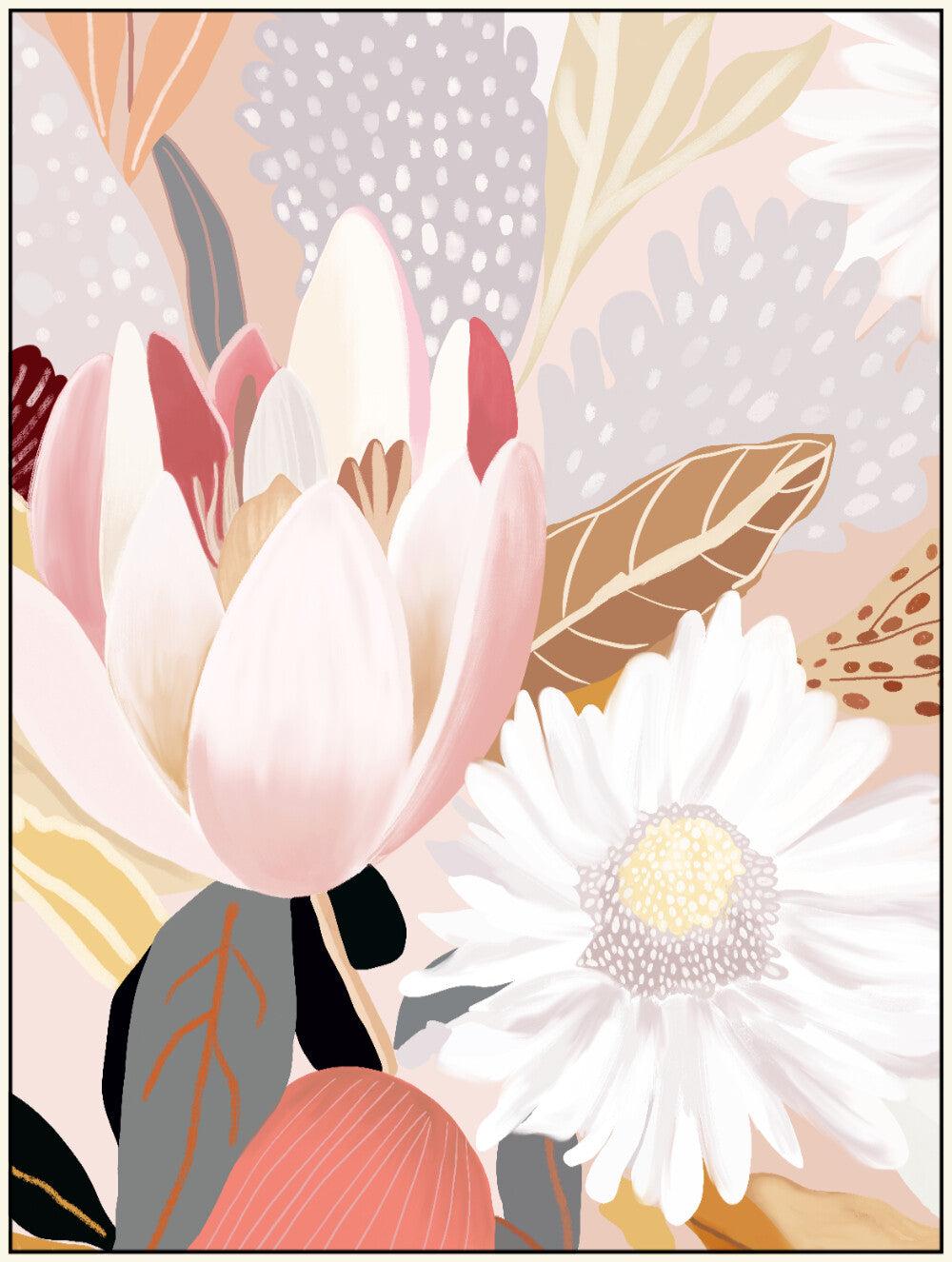 floral wall art print