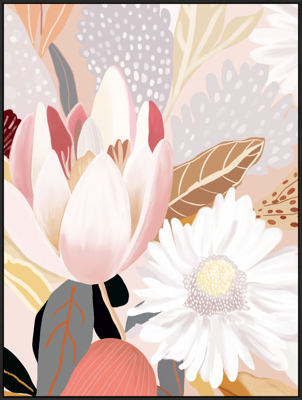 floral wall art print