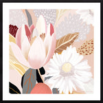 floral framed print