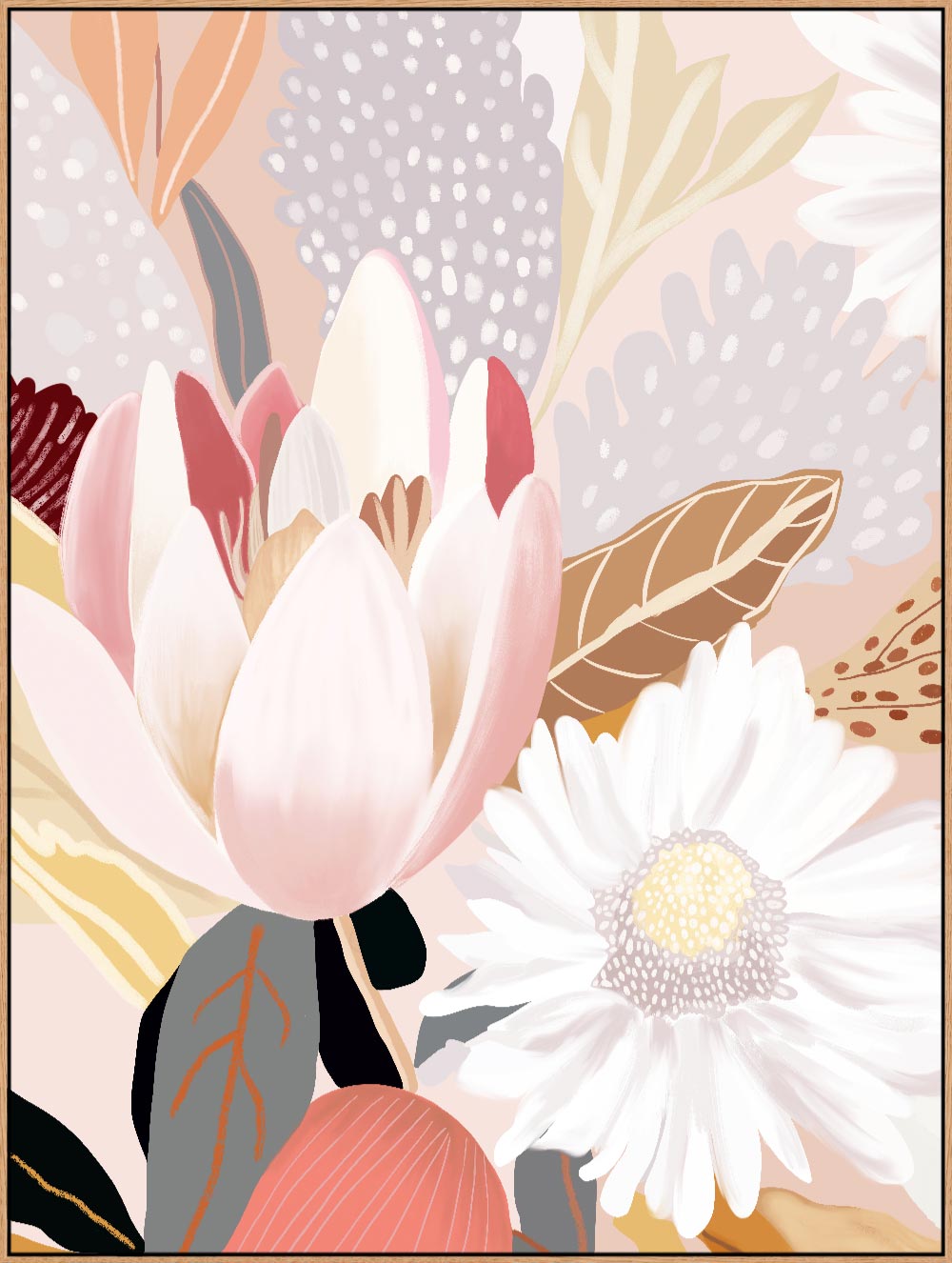 floral wall art print