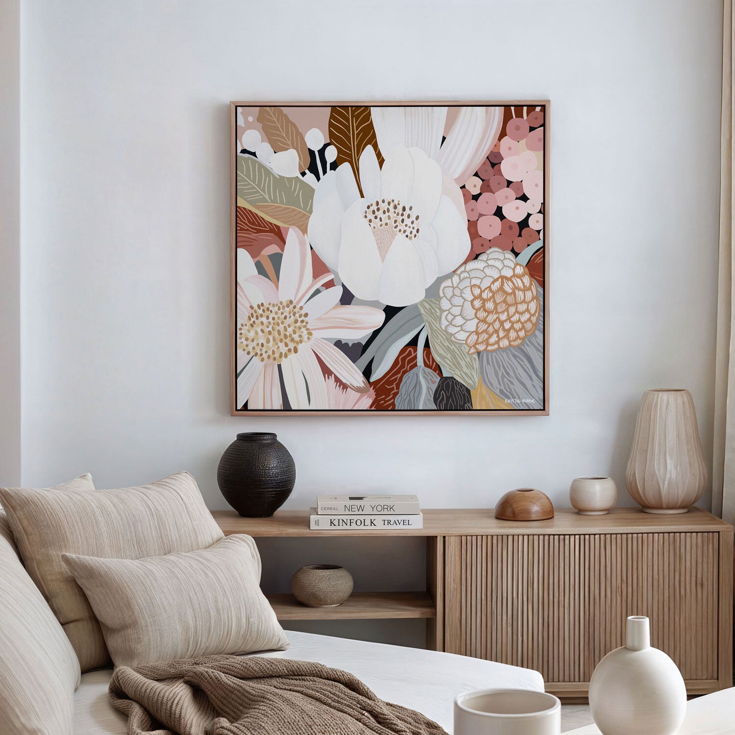 floral wall art print