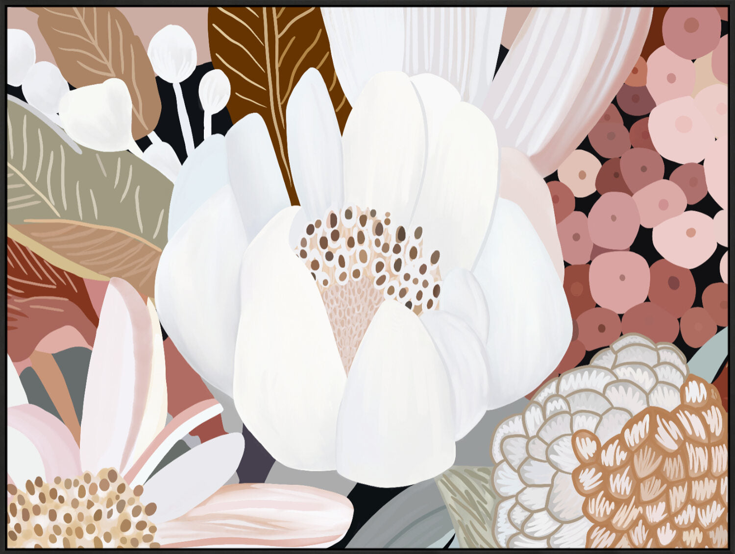 floral wall art print