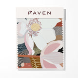Artwork sample dreams with 'Haven' branding on a white background