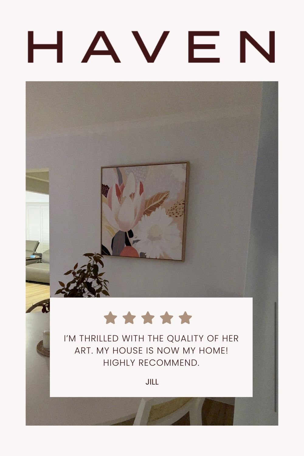 floral wall art print