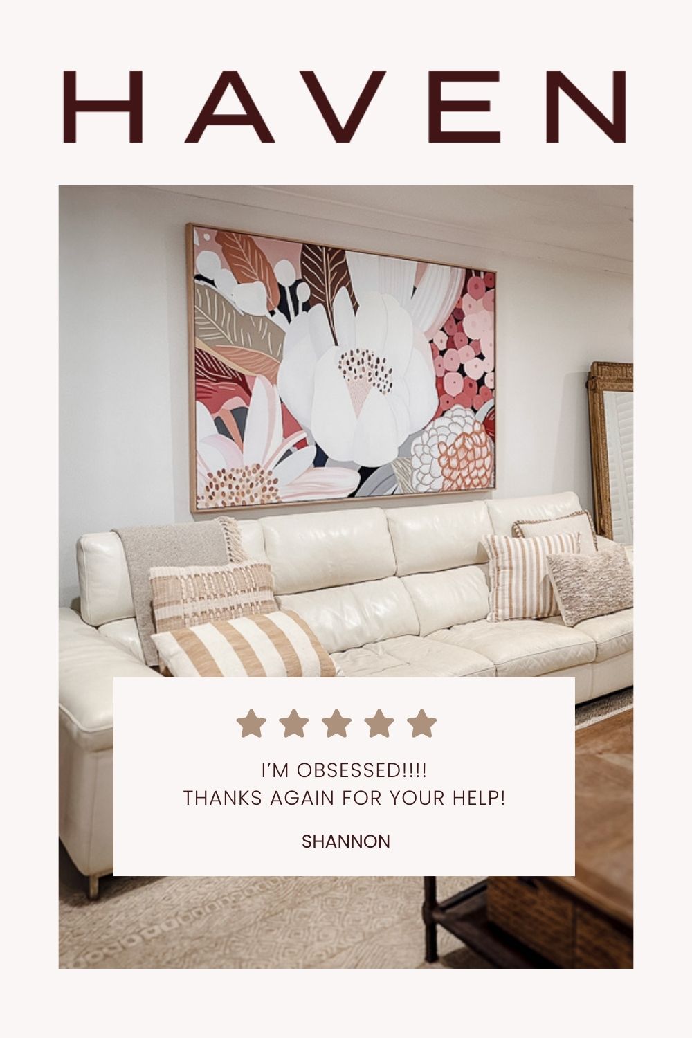 floral wall art print