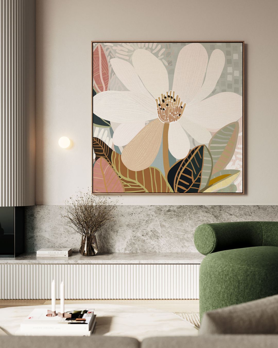 Magnolia Wall Art Print