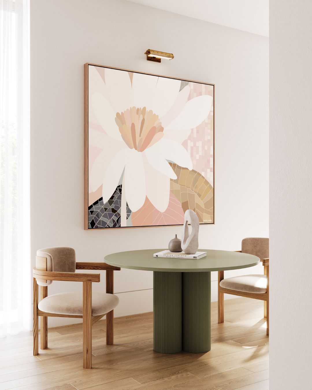 Reverie No.2 - Framed Canvas Print