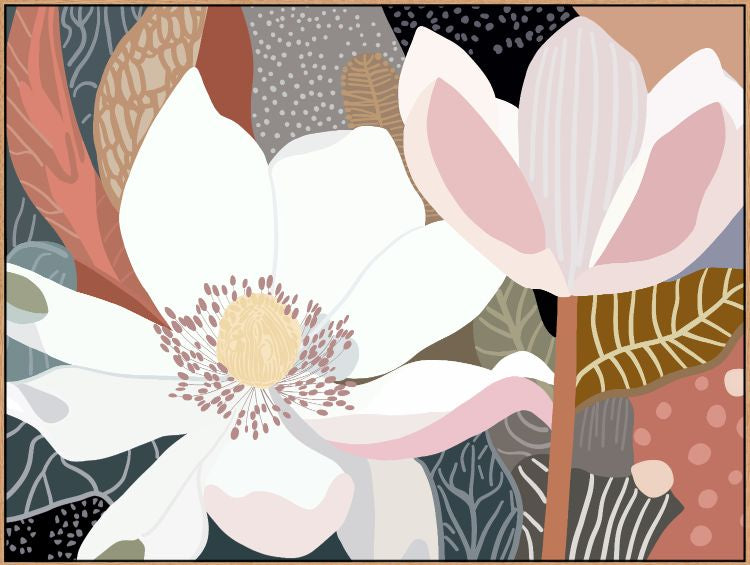 Floral Artwork bold colours