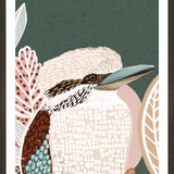 Kookaburra in Green No.2 - Limited Edition Paper Print