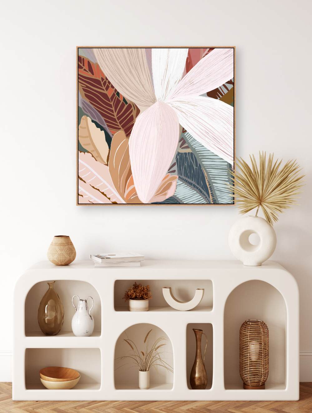 Palms No.2 Framed Canvas Haven Prints