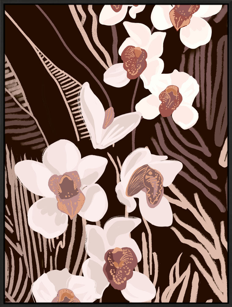 floral framed print