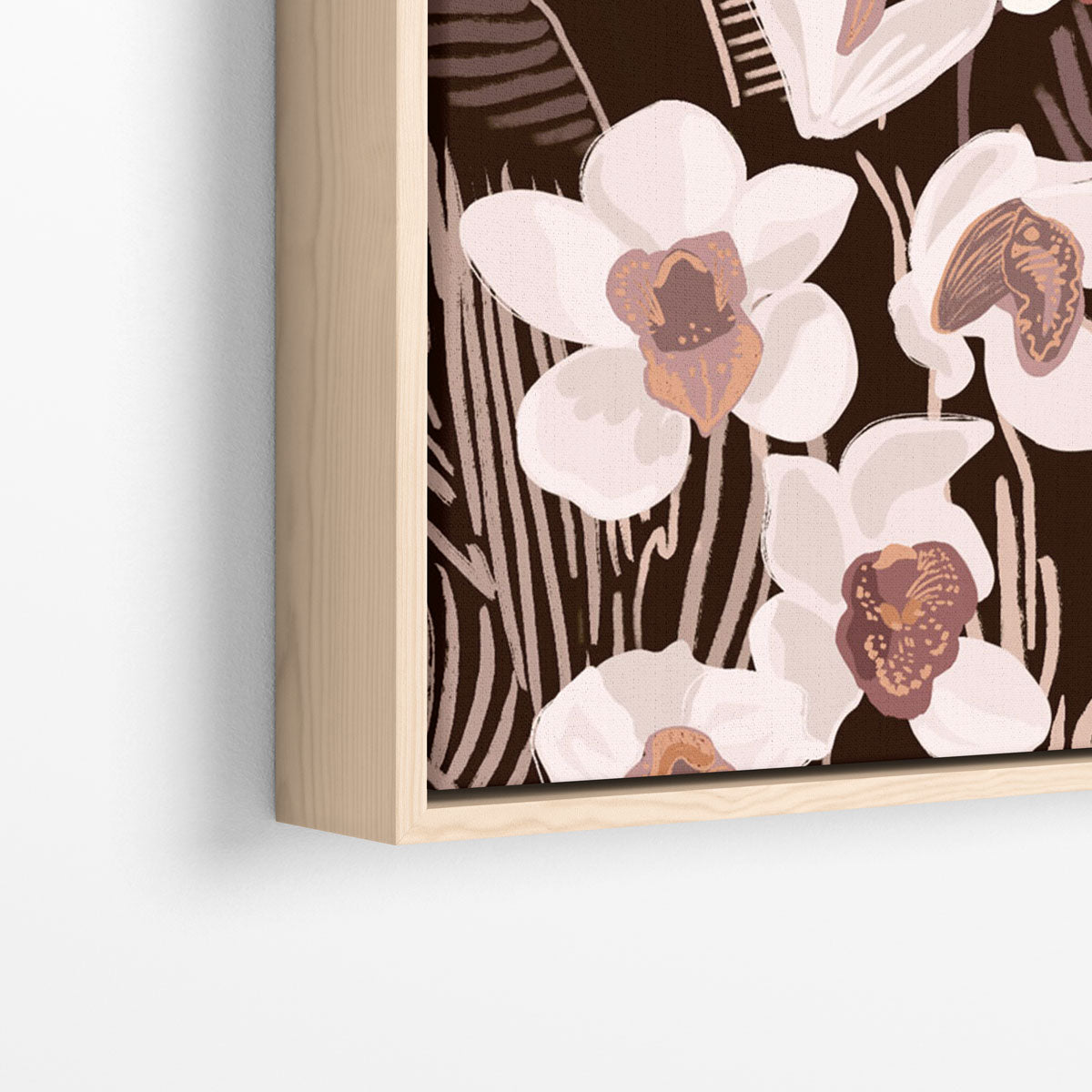 floral framed print