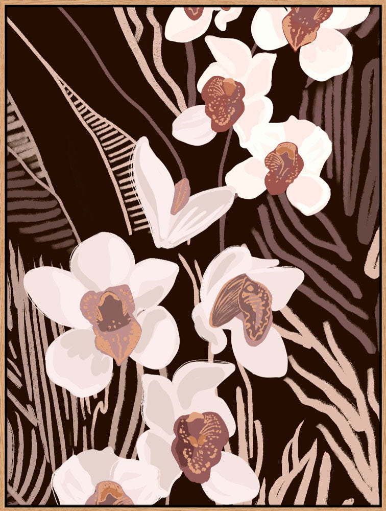 floral framed print