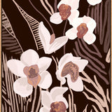 floral framed print
