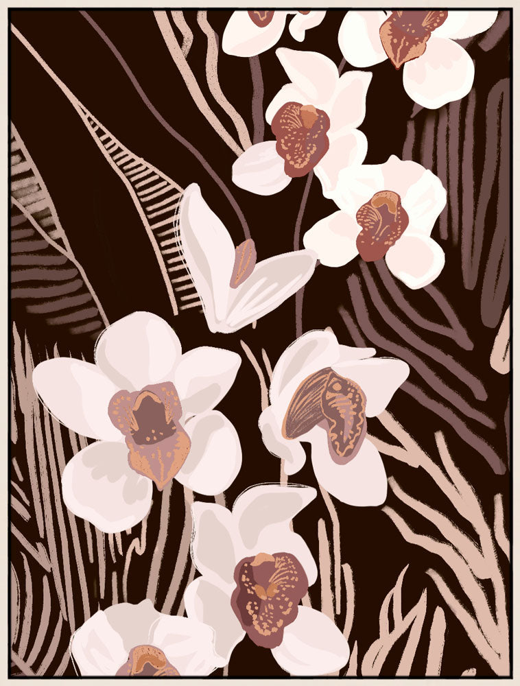 floral framed print