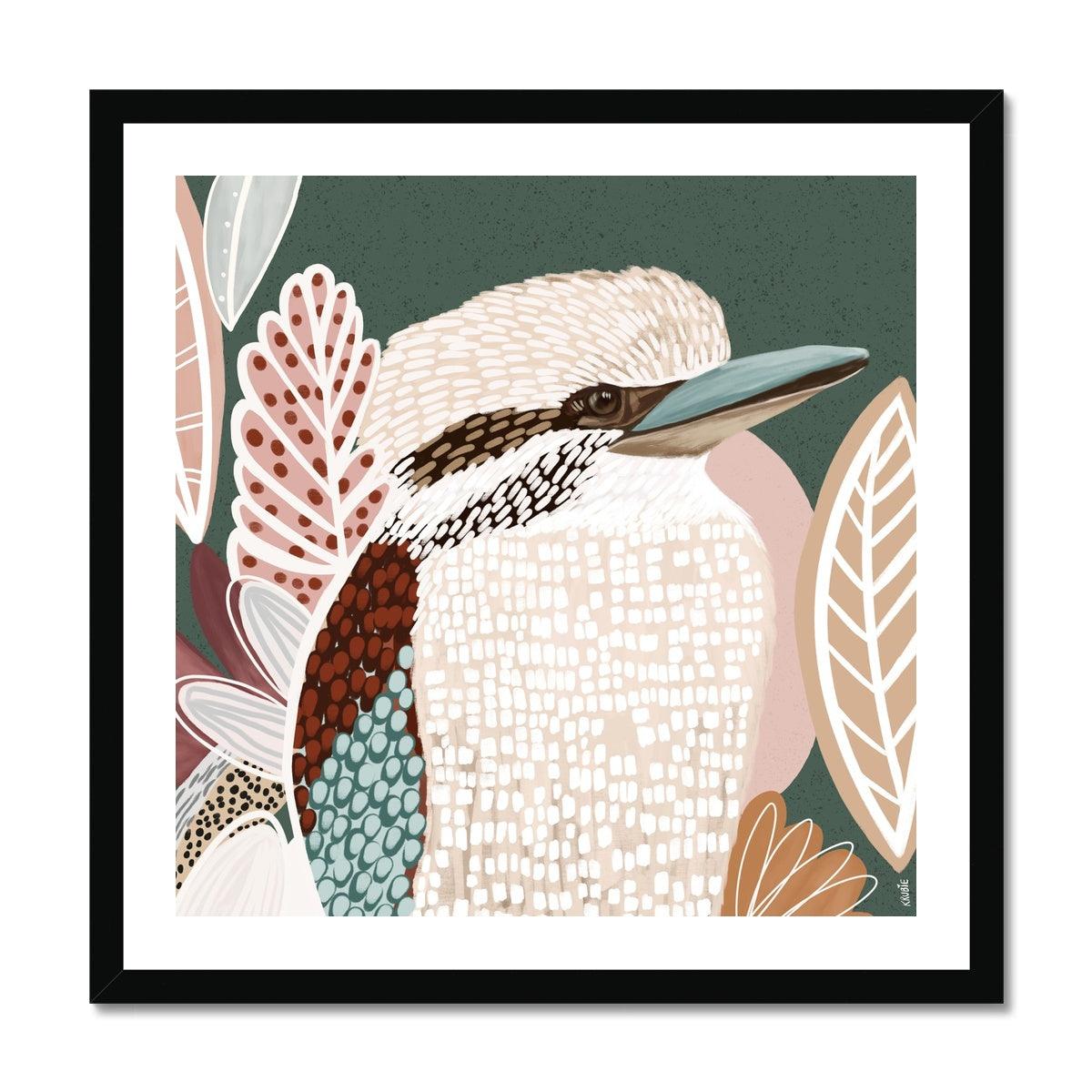 Kookaburra in Green Print -Haven-Prints- wild