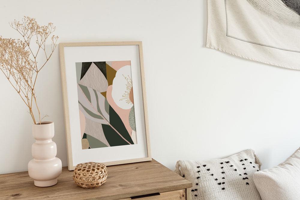 Odeletta Framed Print -Haven-Prints- abstract, floral, new,