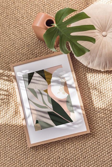 Odeletta Framed Print -Haven-Prints- abstract, floral, new,