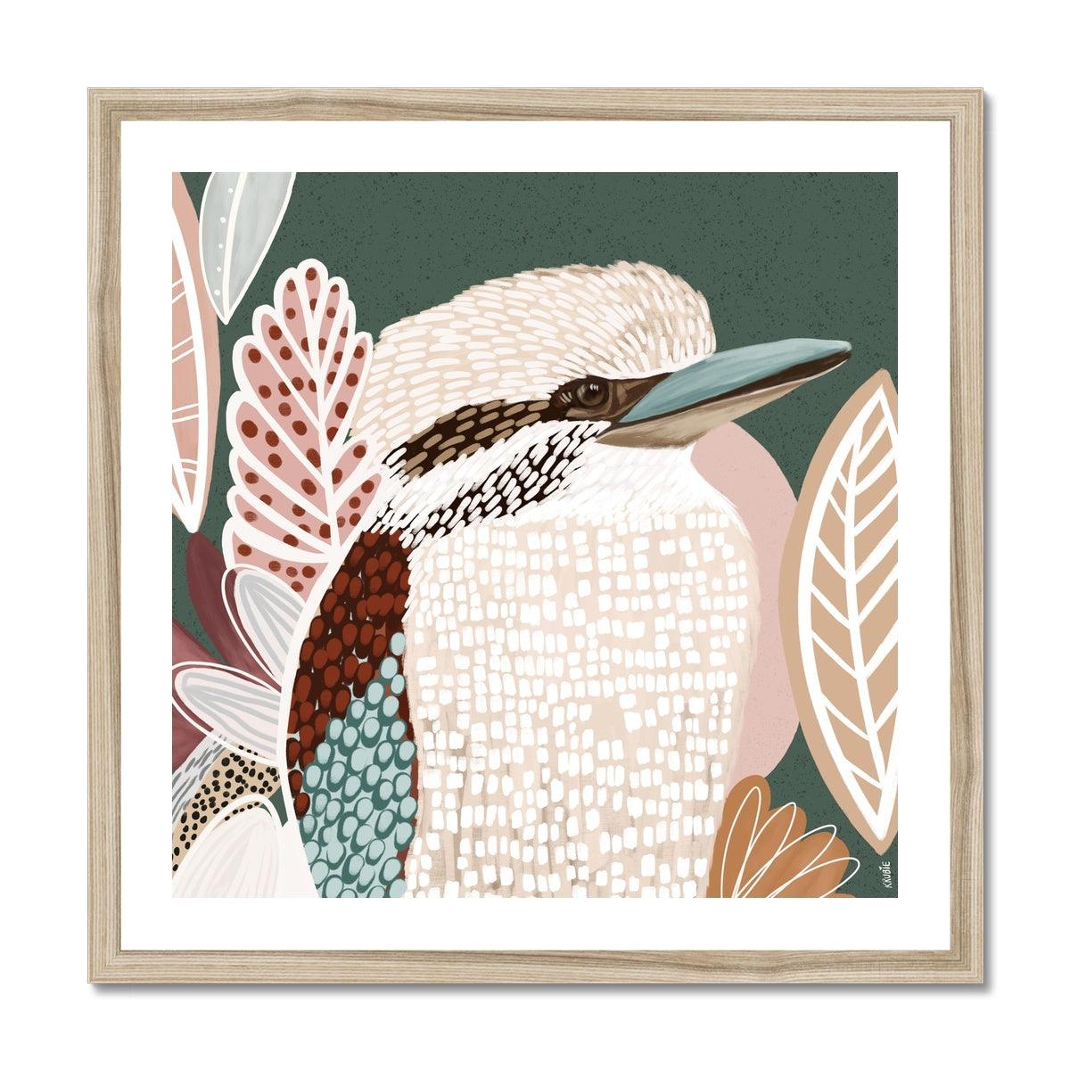 Kookaburra in Green Print -Haven-Prints- wild