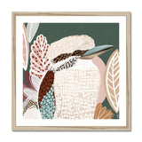 Kookaburra in Green Print -Haven-Prints- wild