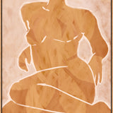 Figure No.1 - Framed Canvas Print