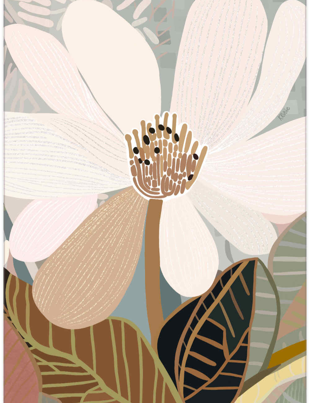 Magnolia No.2 - Rolled Canvas | Limited Edition Print