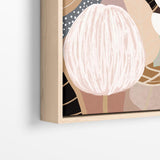 Night Flower - Framed Canvas Print