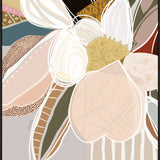 Elodie In Neutral No.2 - Framed Canvas Print