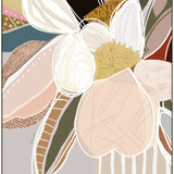 Elodie In Neutral No.2 - Framed Canvas Print