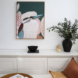 Kookaburra in Green No.2 - Limited Edition Canvas Print