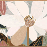 Magnolia No.3 - Framed Canvas Print