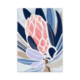 Blue Protea - Rolled Canvas  Print