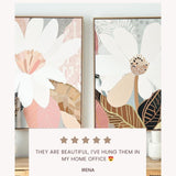 Magnolia & Reverie - Framed Canvas Pair