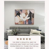 Night Flower - Framed Canvas Print