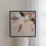 Elodie Neutral - Framed Canvas  Print
