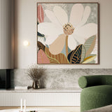 Magnolia - Framed Canvas Print