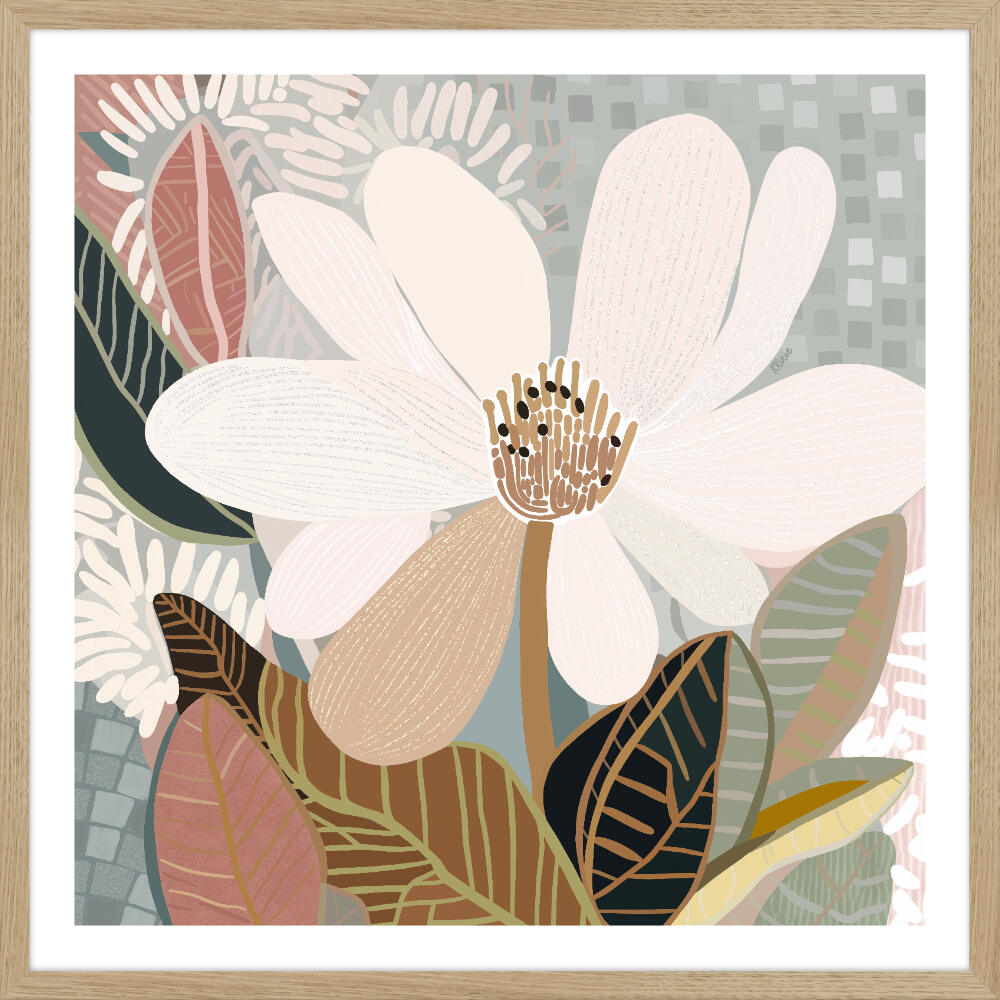 Magnolia - Framed Print