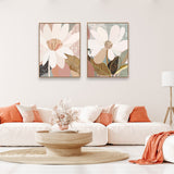 Magnolia & Reverie - Framed Canvas Pair