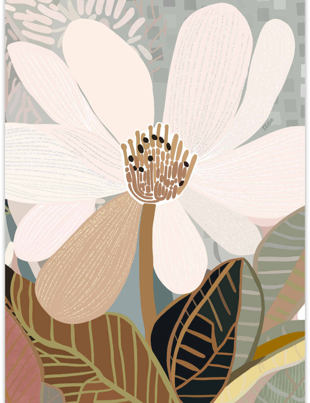 Magnolia No.2 - Unframed Print
