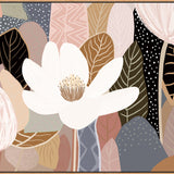 Night Flower - Framed Canvas Print