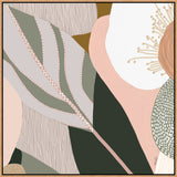 Elodie In Sage & Odeletta No.2 - Framed Canvas Print Pair