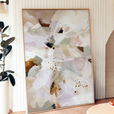 Abstract painting in a modern interior setting