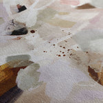 Close-up of an abstract textured canvas print