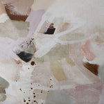 Abstract art with a mix of colors and textures