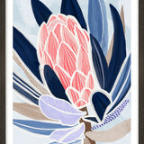 Blue Protea - Framed Print
