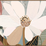 Magnolia No.3 - Framed Canvas Print