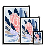 Blue Protea Print -Haven-Prints- blue, flower, not-on-disco-sale, Protea